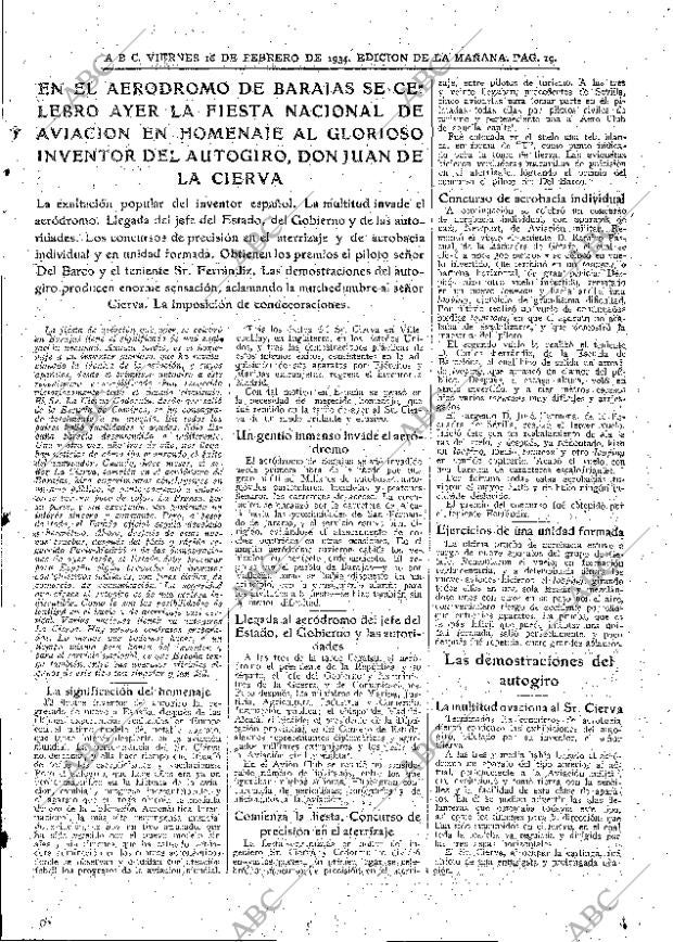 ABC MADRID 16-02-1934 página 19