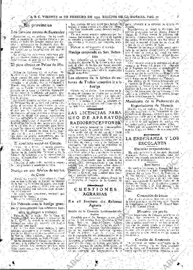 ABC MADRID 16-02-1934 página 31
