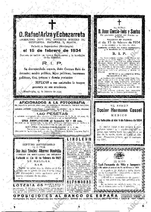 ABC MADRID 16-02-1934 página 48