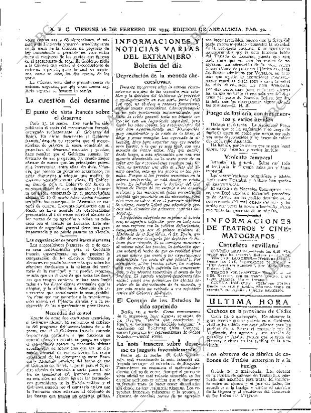ABC SEVILLA 16-02-1934 página 32