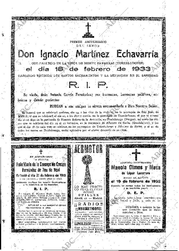 ABC MADRID 18-02-1934 página 55