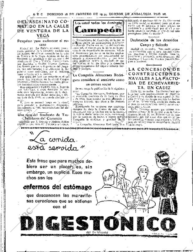 ABC SEVILLA 18-02-1934 página 28