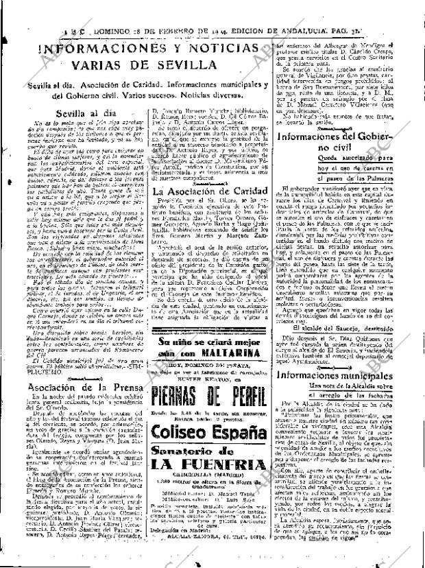 ABC SEVILLA 18-02-1934 página 31