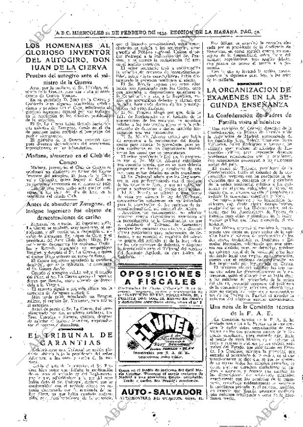 ABC MADRID 21-02-1934 página 30