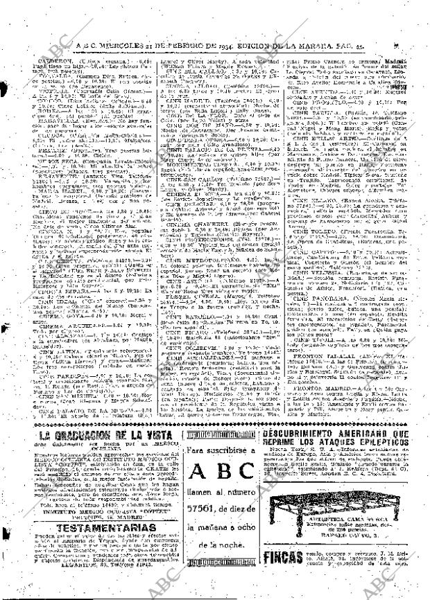 ABC MADRID 21-02-1934 página 45