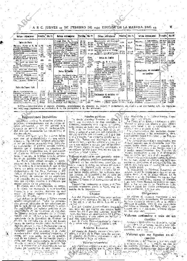 ABC MADRID 22-02-1934 página 43