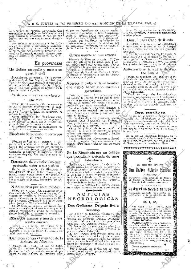 ABC MADRID 22-02-1934 página 46