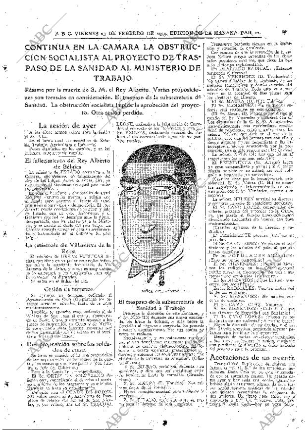 ABC MADRID 23-02-1934 página 21