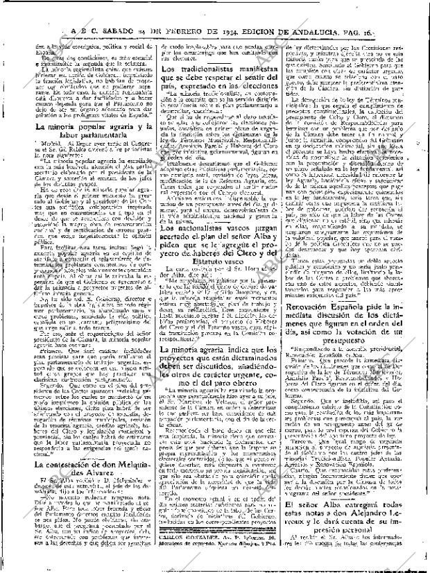 ABC SEVILLA 24-02-1934 página 16