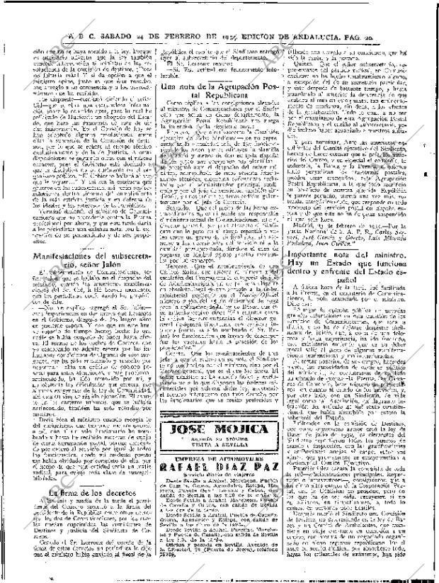 ABC SEVILLA 24-02-1934 página 20