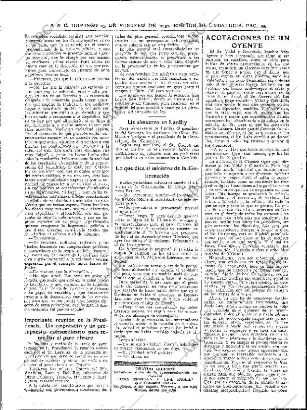 ABC SEVILLA 25-02-1934 página 20