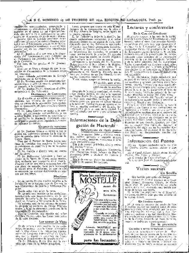 ABC SEVILLA 25-02-1934 página 32