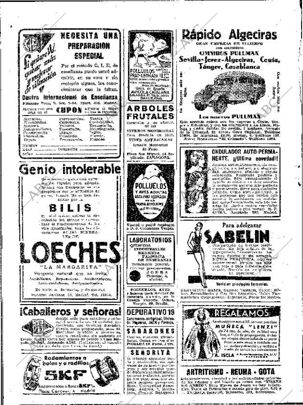 ABC SEVILLA 25-02-1934 página 50