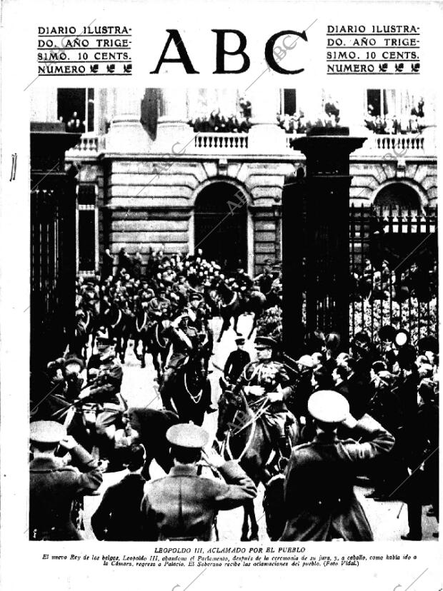 ABC MADRID 27-02-1934 página 1