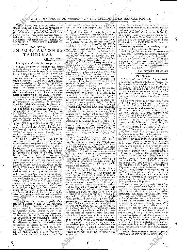 ABC MADRID 27-02-1934 página 32