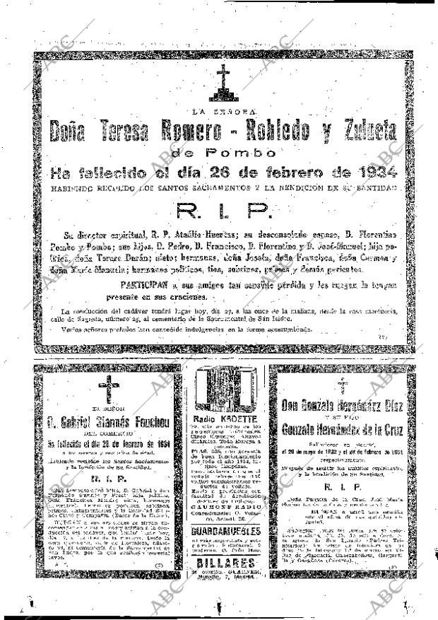 ABC MADRID 27-02-1934 página 60