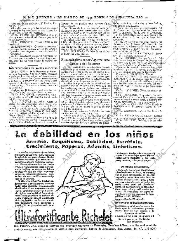ABC SEVILLA 01-03-1934 página 20