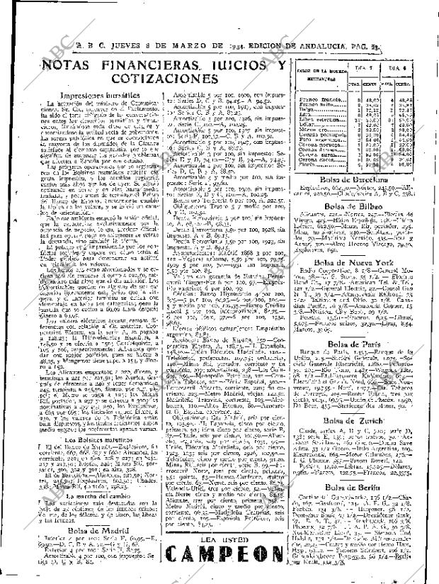 ABC SEVILLA 08-03-1934 página 23