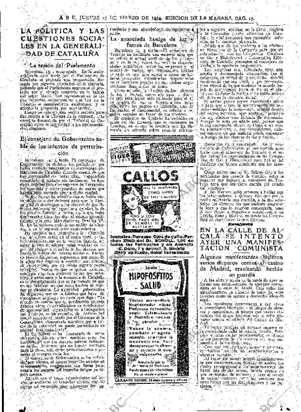 ABC MADRID 15-03-1934 página 17