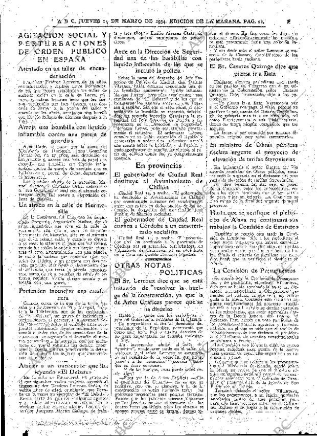 ABC MADRID 15-03-1934 página 21
