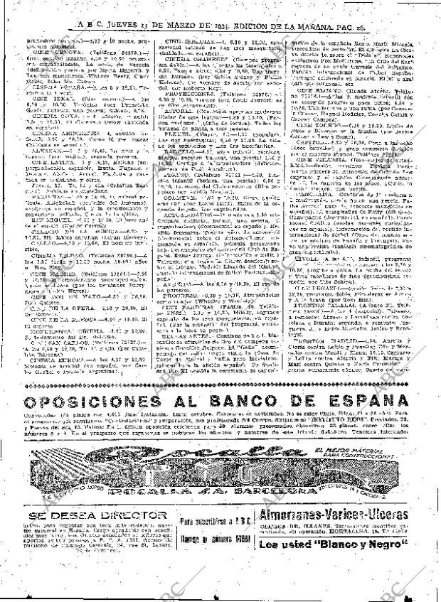 ABC MADRID 15-03-1934 página 26