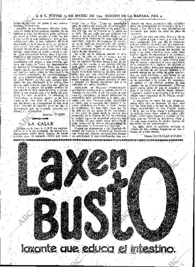ABC MADRID 15-03-1934 página 4