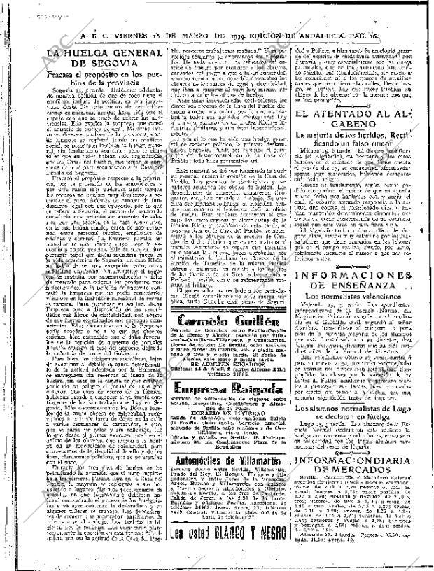 ABC SEVILLA 16-03-1934 página 16