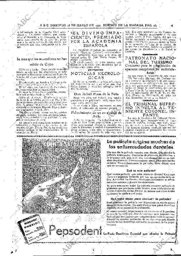 ABC MADRID 18-03-1934 página 26