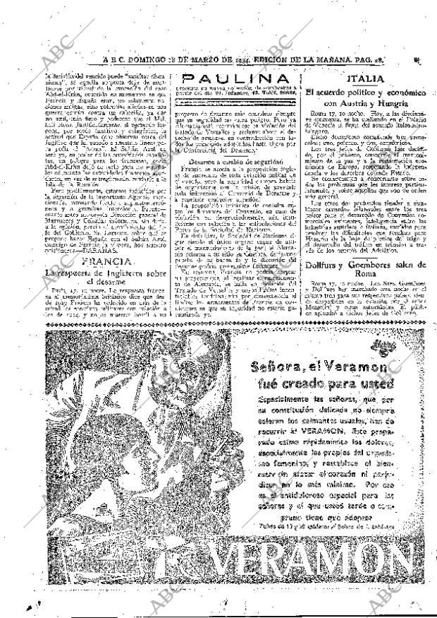 ABC MADRID 18-03-1934 página 28