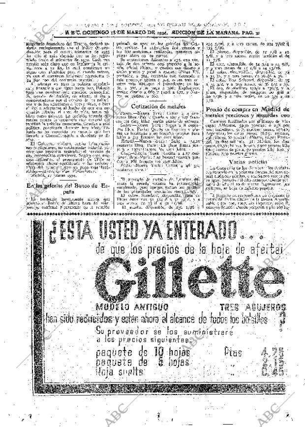 ABC MADRID 18-03-1934 página 32