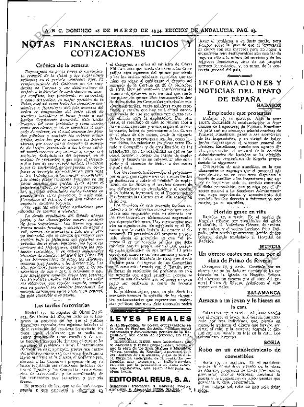 ABC SEVILLA 18-03-1934 página 23