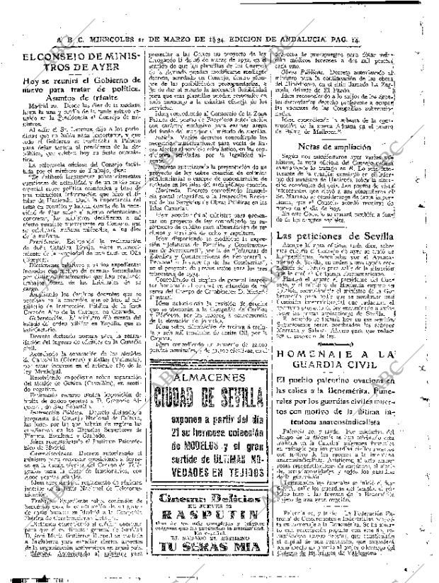 ABC SEVILLA 21-03-1934 página 14