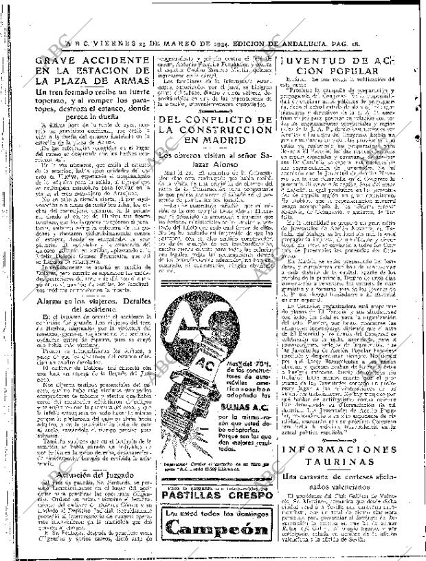 ABC SEVILLA 23-03-1934 página 18