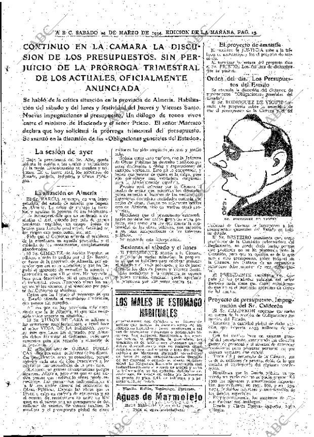 ABC MADRID 24-03-1934 página 13