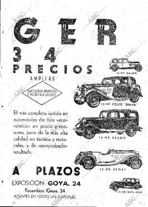 ABC MADRID 24-03-1934 página 19