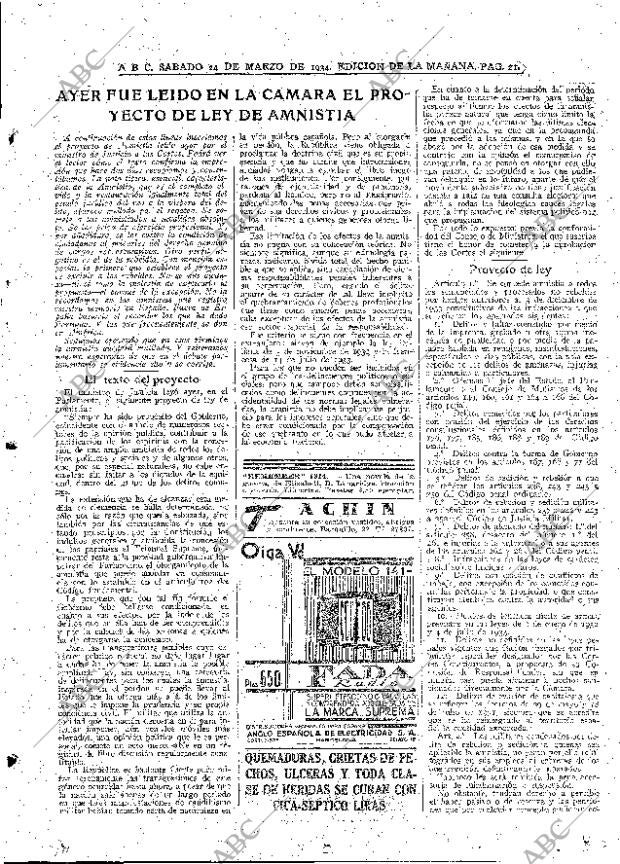 ABC MADRID 24-03-1934 página 21