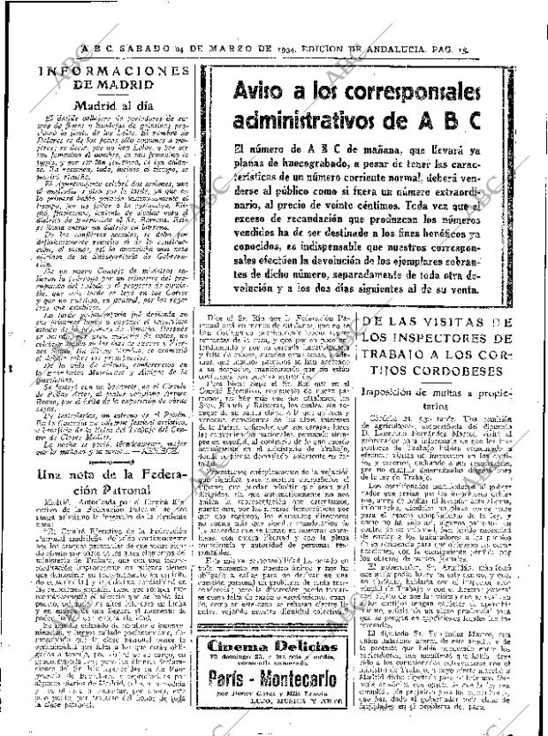 ABC SEVILLA 24-03-1934 página 15