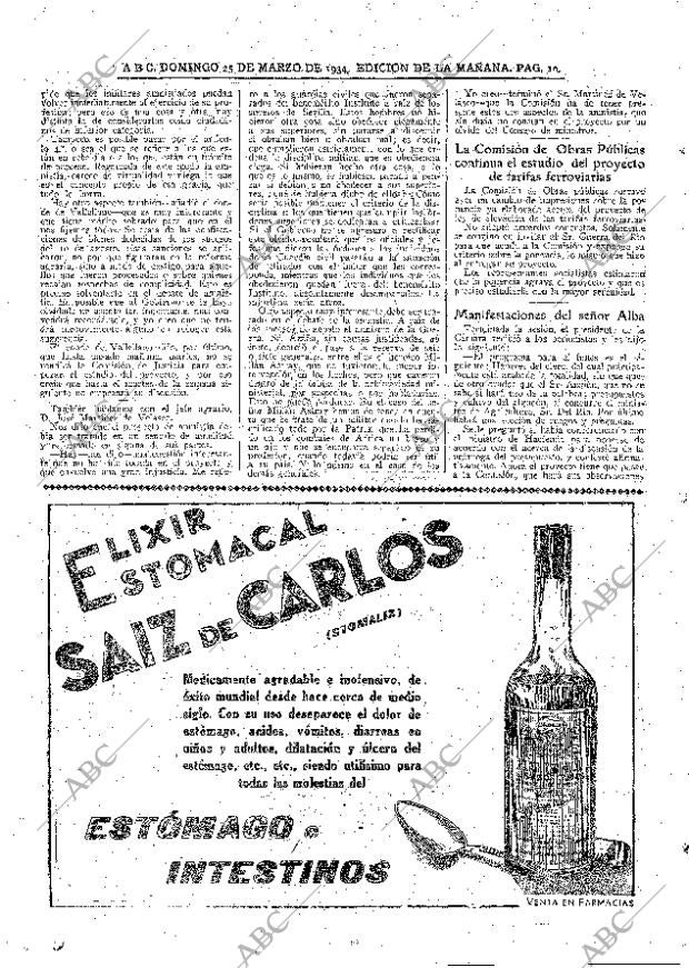 ABC MADRID 25-03-1934 página 10