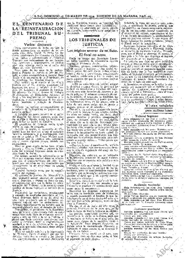 ABC MADRID 25-03-1934 página 25