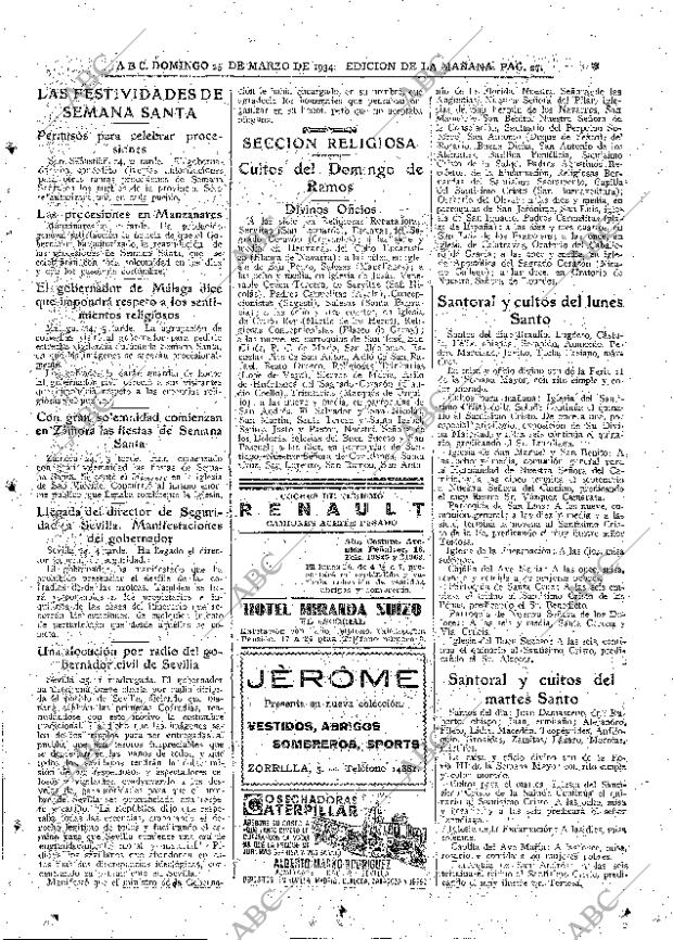 ABC MADRID 25-03-1934 página 27