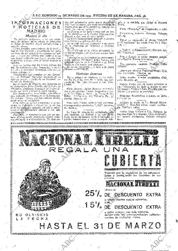 ABC MADRID 25-03-1934 página 36