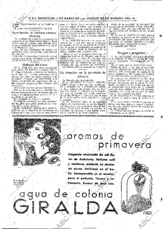 ABC MADRID 28-03-1934 página 16