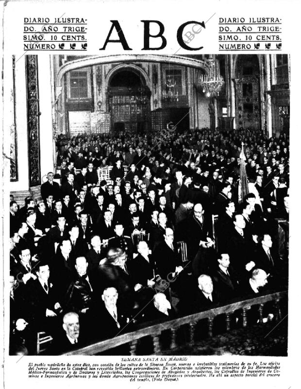 ABC MADRID 30-03-1934 página 1