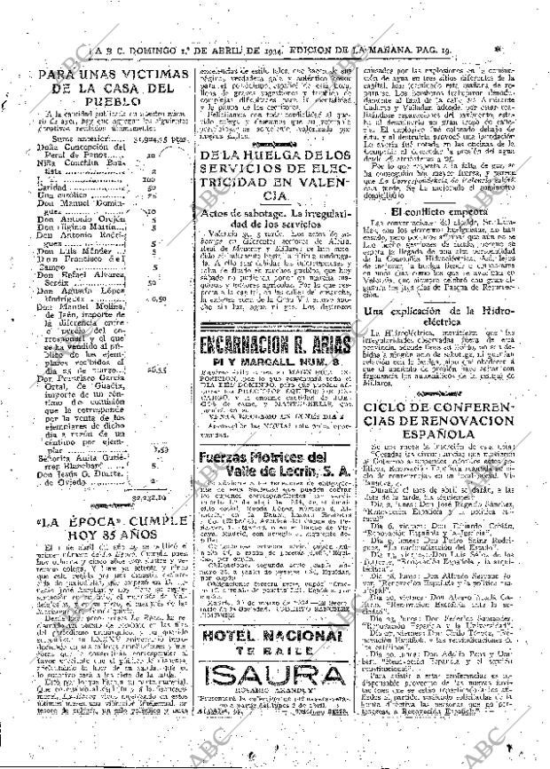 ABC MADRID 01-04-1934 página 19