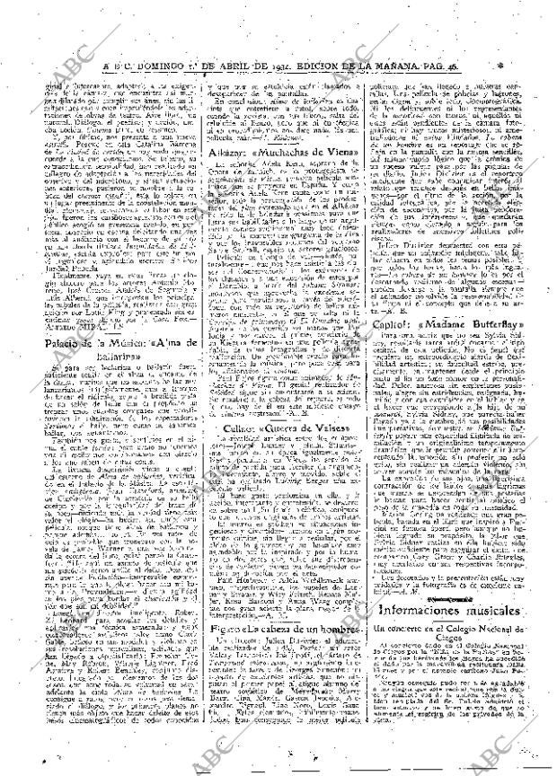 ABC MADRID 01-04-1934 página 46
