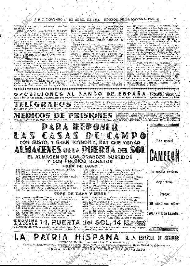 ABC MADRID 01-04-1934 página 49