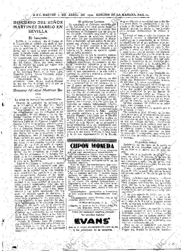 ABC MADRID 03-04-1934 página 21