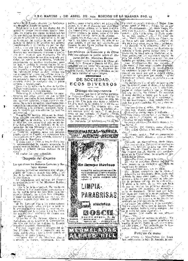 ABC MADRID 03-04-1934 página 23