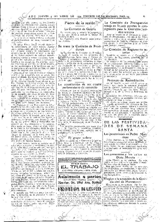 ABC MADRID 05-04-1934 página 23