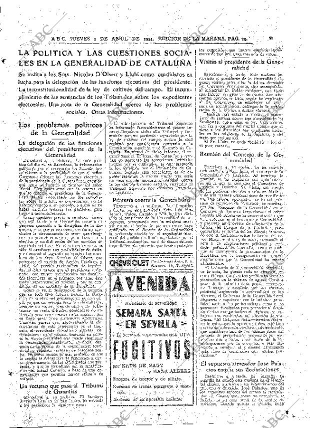 ABC MADRID 05-04-1934 página 29